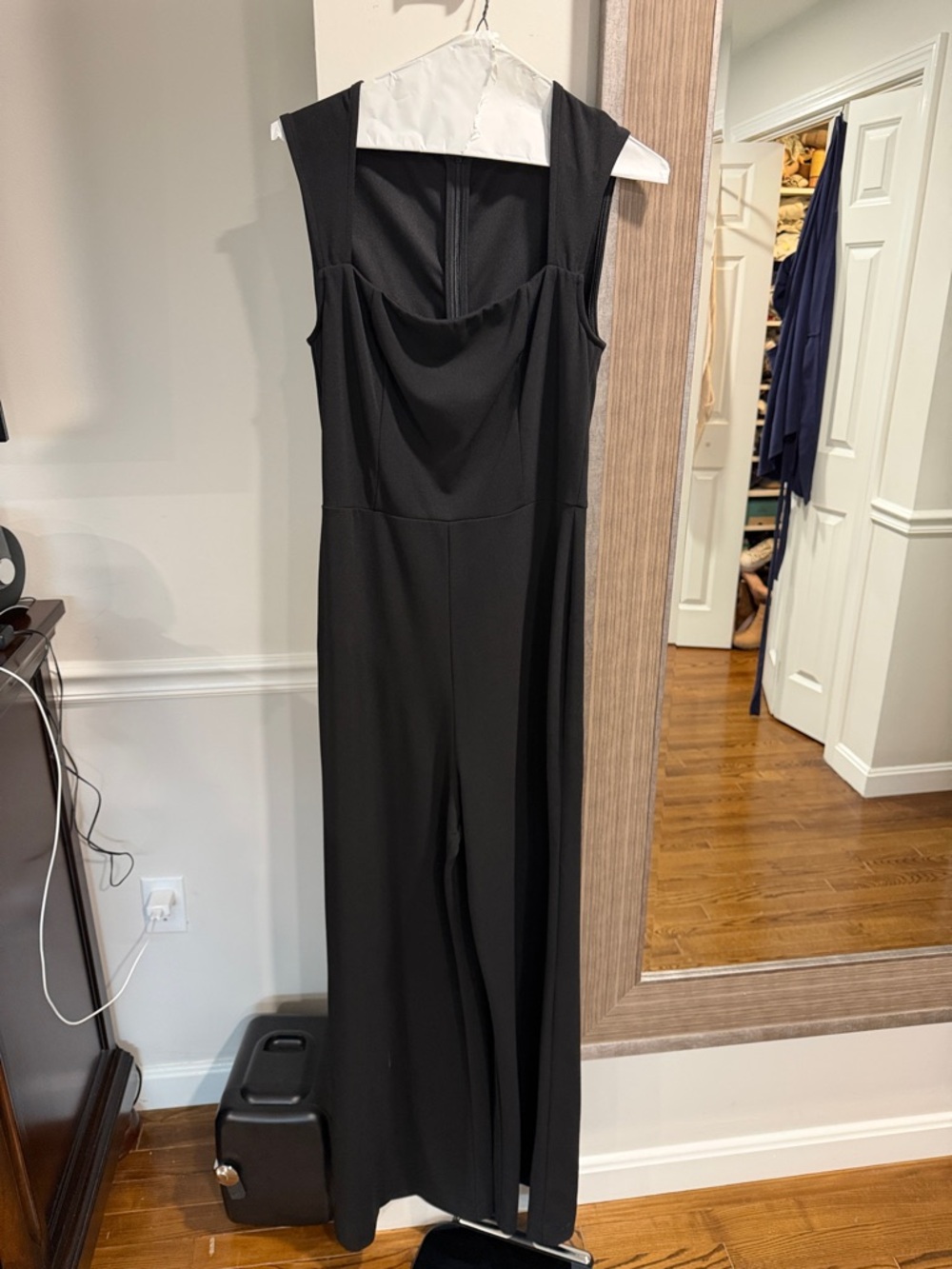 Lulu's Black Sleeveless Wide-Leg Jumpsuit